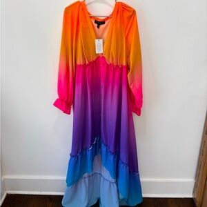 Eloquii sunset high low dress 18/20